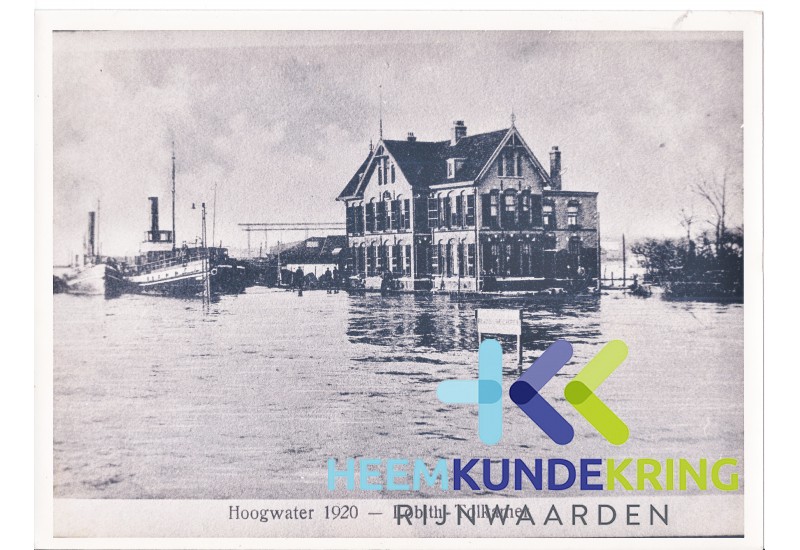 1920 Tolkamer Hoogwater Douanekantoor. Coll. HKR